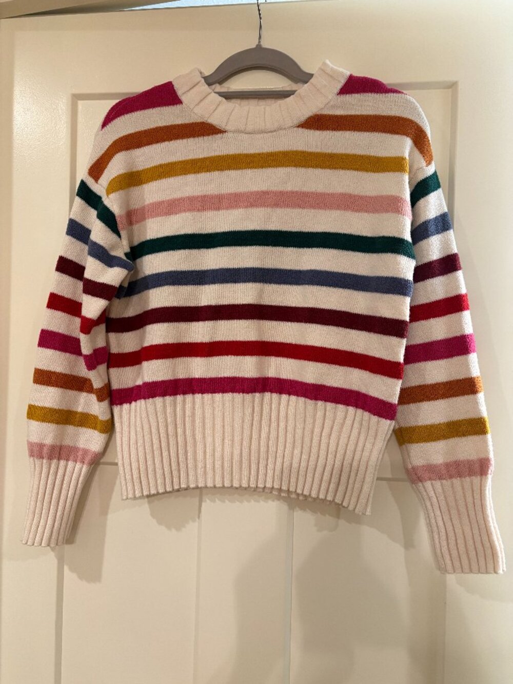 GAP colorful striped women's sweater, size small